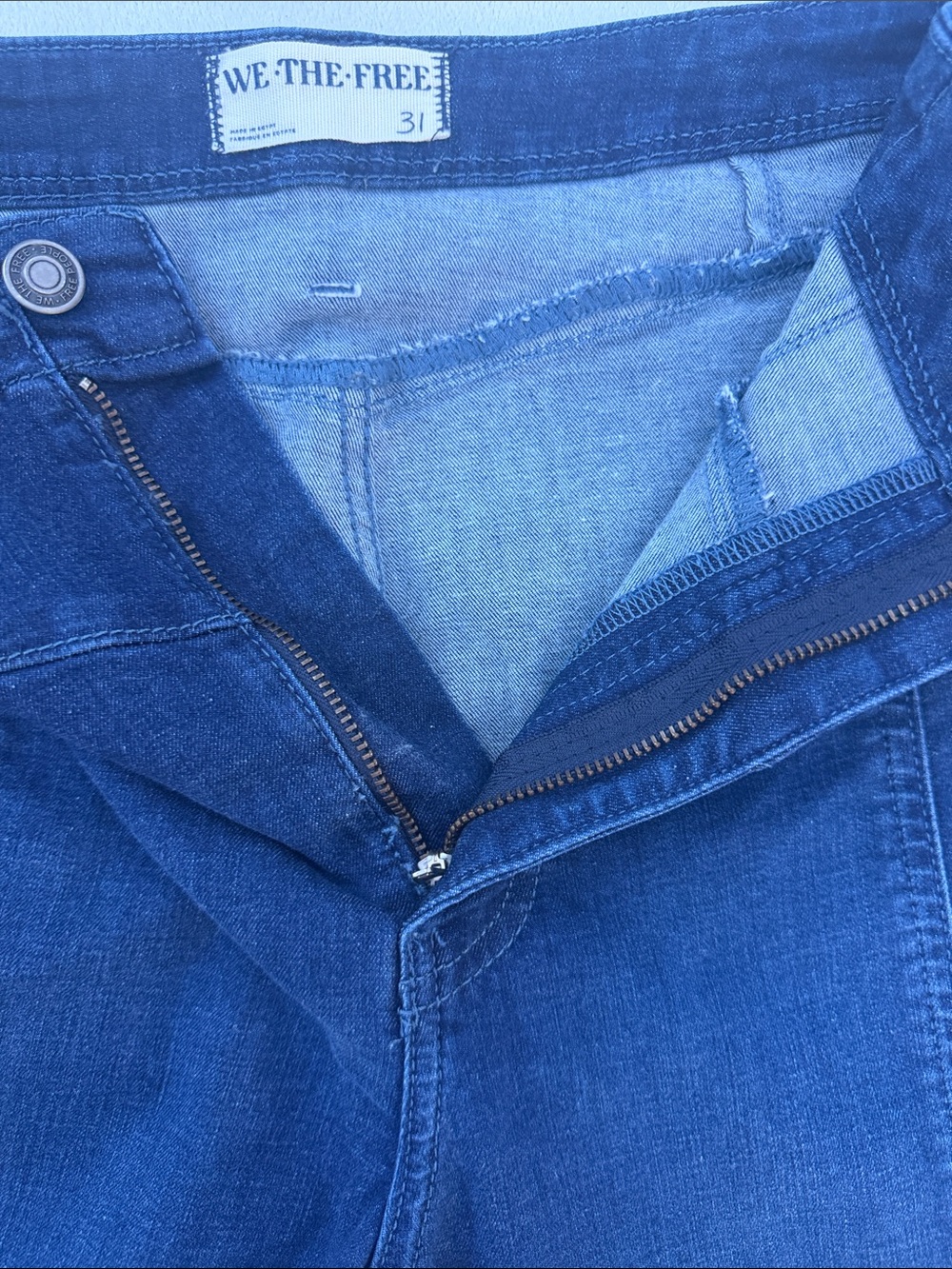 We The Free Deep Indigo Wide-Leg High-Rise Jeans - Picture 5 of 14
